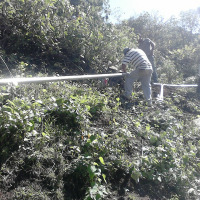 Instalación de líneas de conducción de agua potable