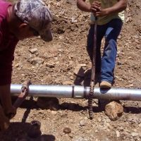 Instalación de líneas de conducción de agua potable